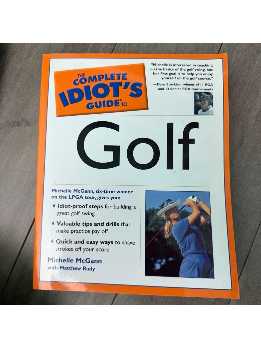 The Complete Idiot's Guide to Golf Book by Michelle McGann